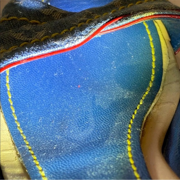 Auth Louis Vuitton denim sandal 36 - Picture 6 of 9